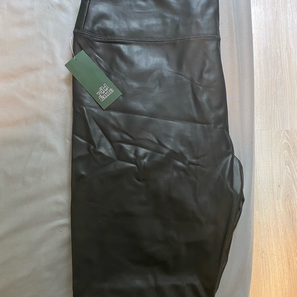 “Leather” leggings